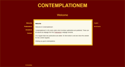 Desktop Screenshot of contemplationem.com