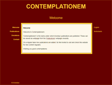 Tablet Screenshot of contemplationem.com